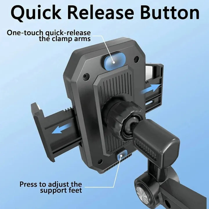 360° Long Arm Car Phone Holder