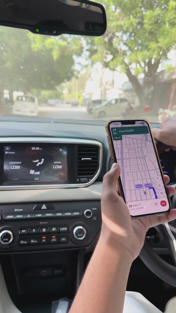360° Long Arm Car Phone Holder